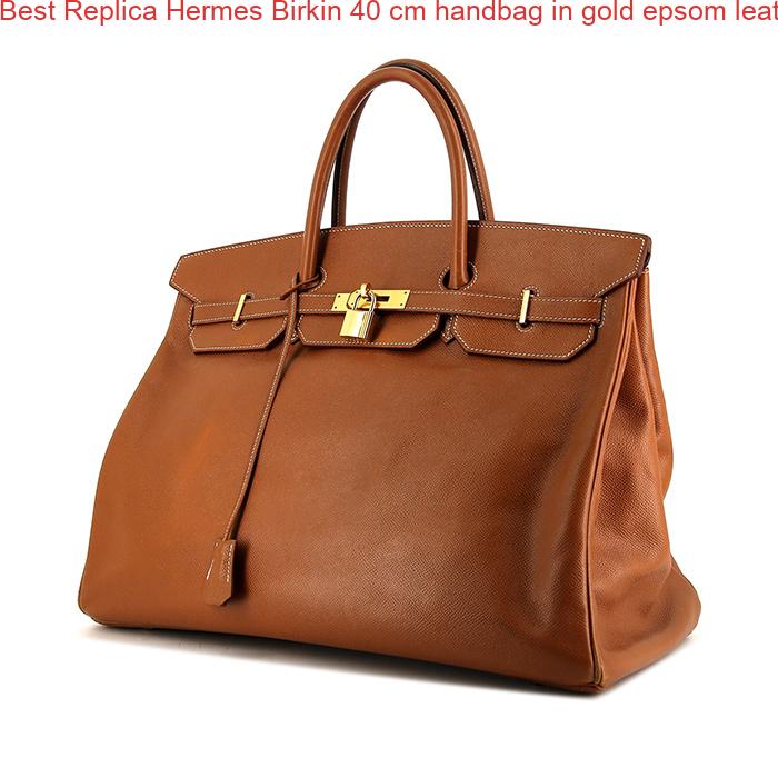 Best Replica Hermes Birkin 40 cm handbag in gold epsom leather – High